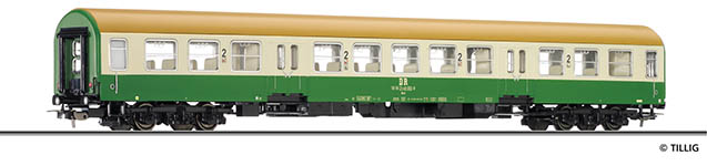 010-74979 - H0 - Reisezugwagen 2. Klasse Bmh, Bauart Halberstadt, DR, Ep. IV